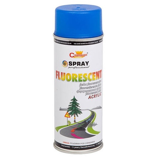 Spray Vopsea Profesional Champion Albastru Fluorescent 400ML TCT-4926